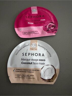 Sephora Rose Face Mask - Pink coconut face mask | Hydrating Sheet Mask